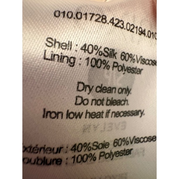 RIXO London Polka Dot Tiered Maxi Dress White Black Puff Sleeve Size US 6 UK 10 - Picture 11 of 11